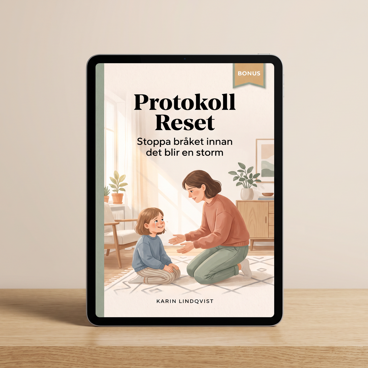 Bonus-e-boken Protokoll Reset på surfplatta
